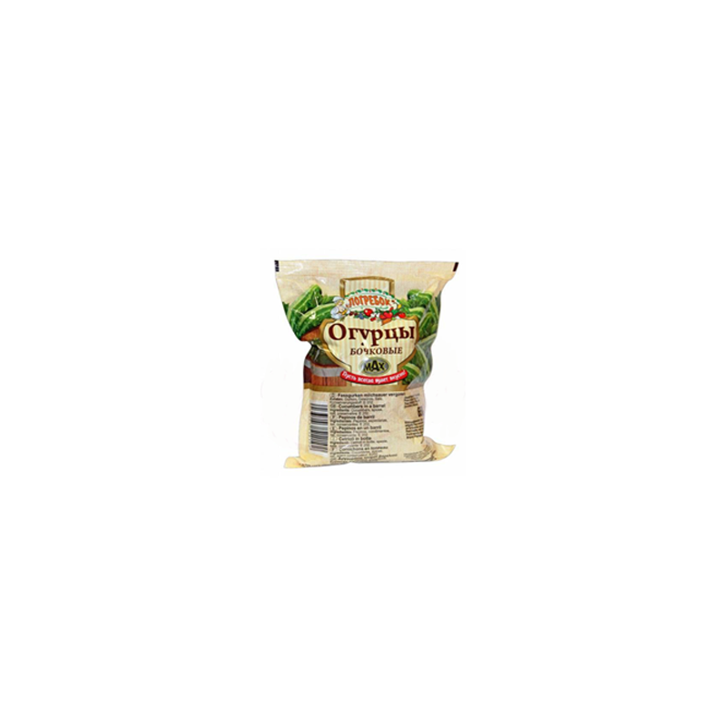 Cucumbers in bags  650 gr