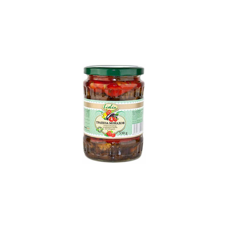 Paprika en aubergine gegrilde
