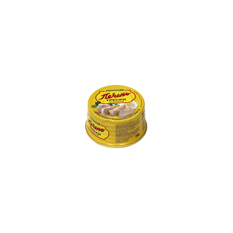 Cod liver natural 190 gr.