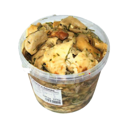 Paddestoelen gezouten