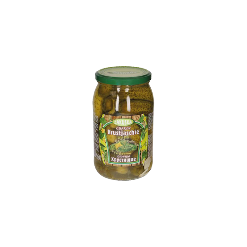 Огурцы хрустящие укропные
