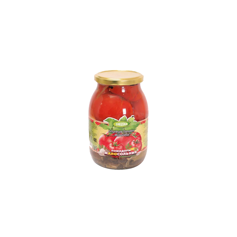Licht gezouten tomaten