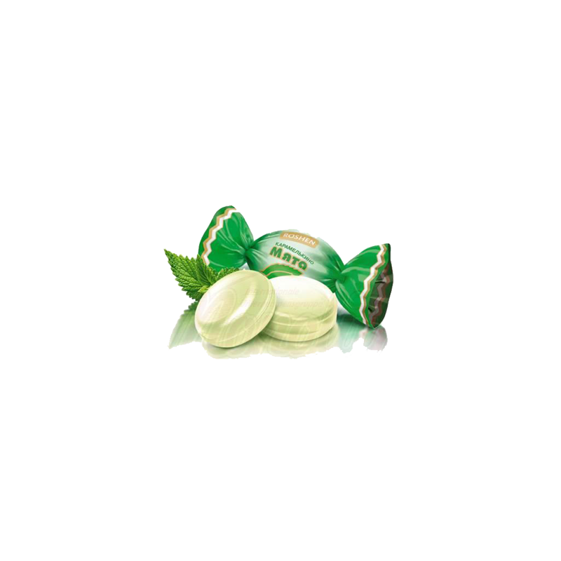 Caramel with mint flavor