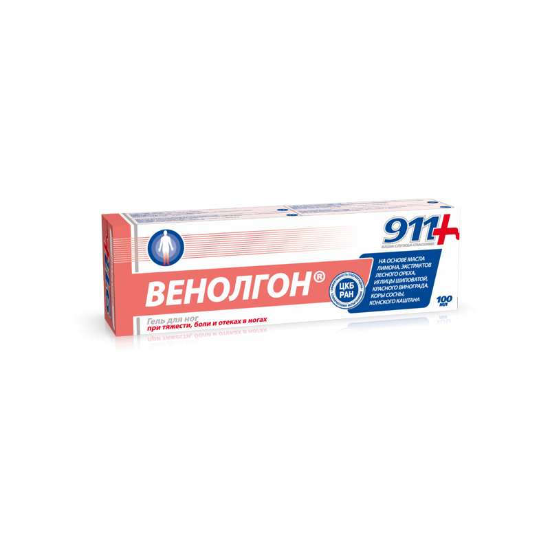 Voetgel "Venolgon" van oedeem.