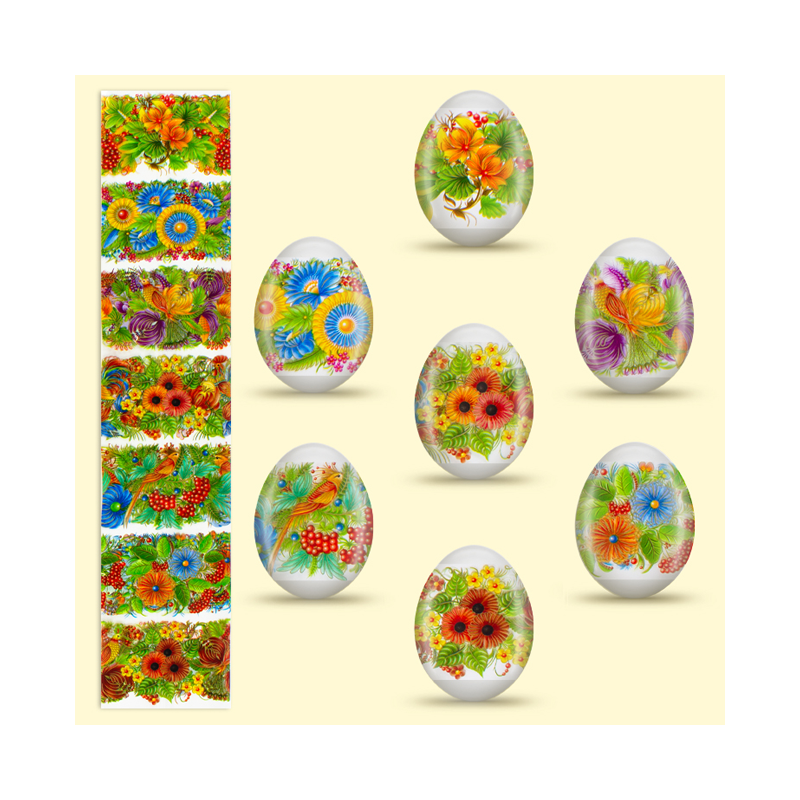 Easter Egg Sticker "Petrikovskaya"