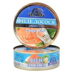 Fillet of salmon in its own juice