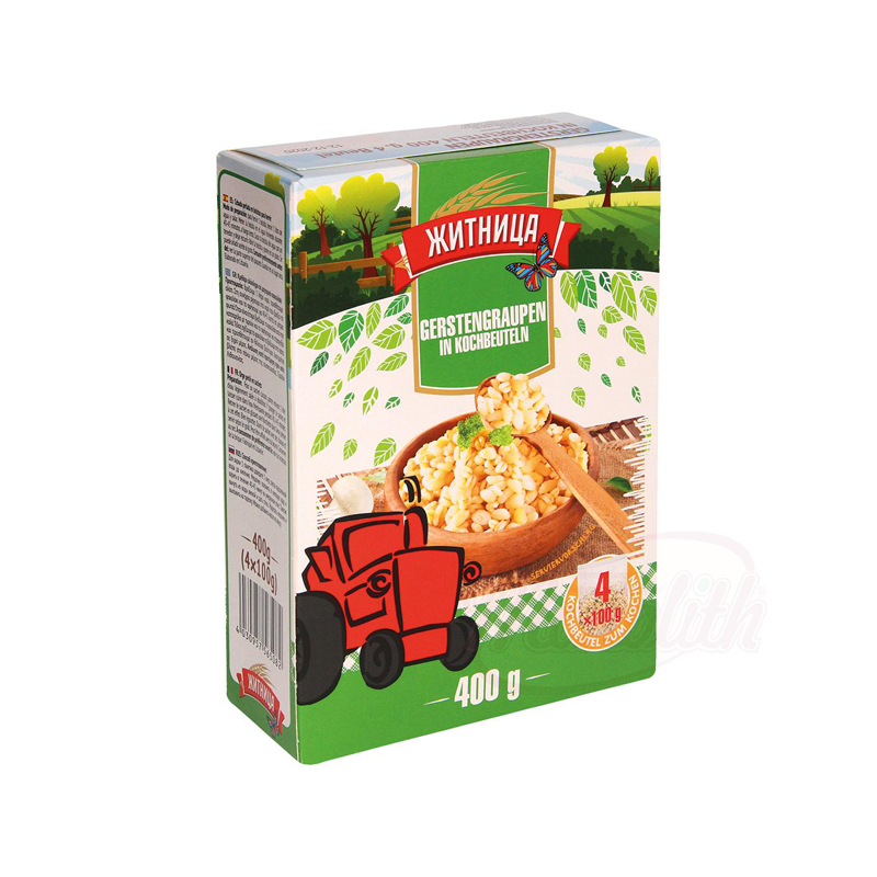 Parelgort zakken 4 x 100 g.
