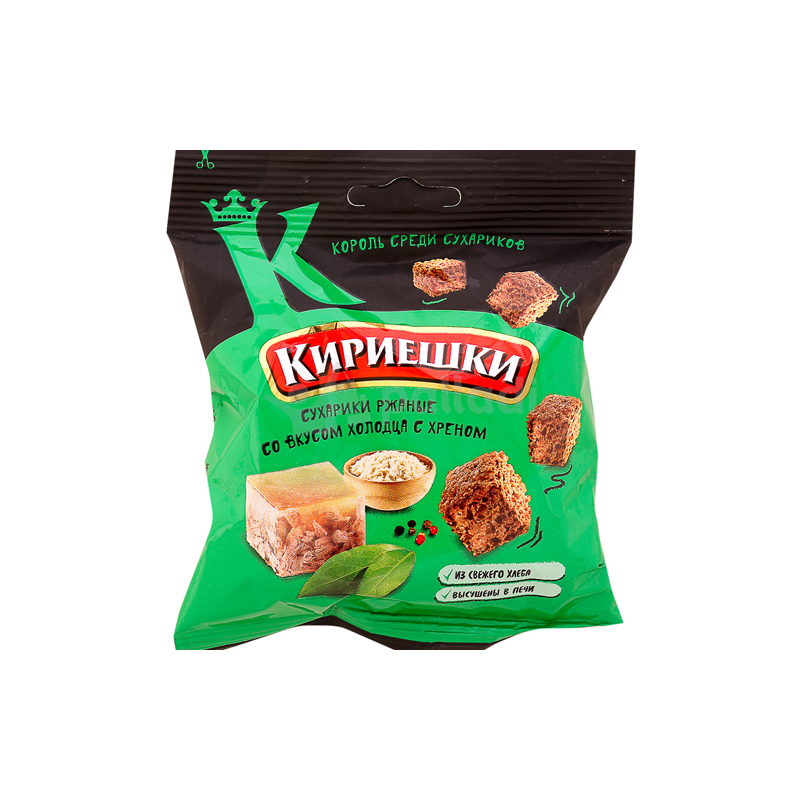 Сухарики со вкусом хрена