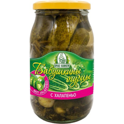 Кomkommers met jalapeno