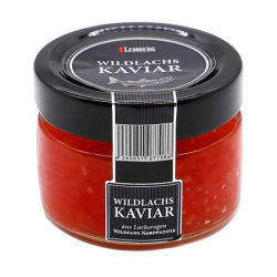 Rode kaviaar van roze zalm