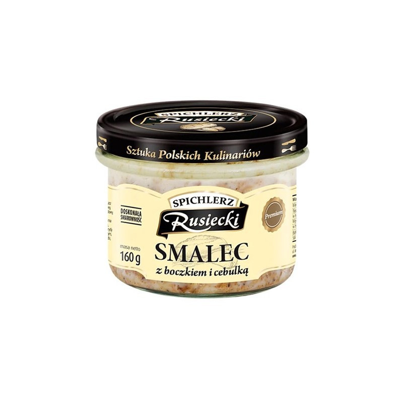 Lard with bacon and onion