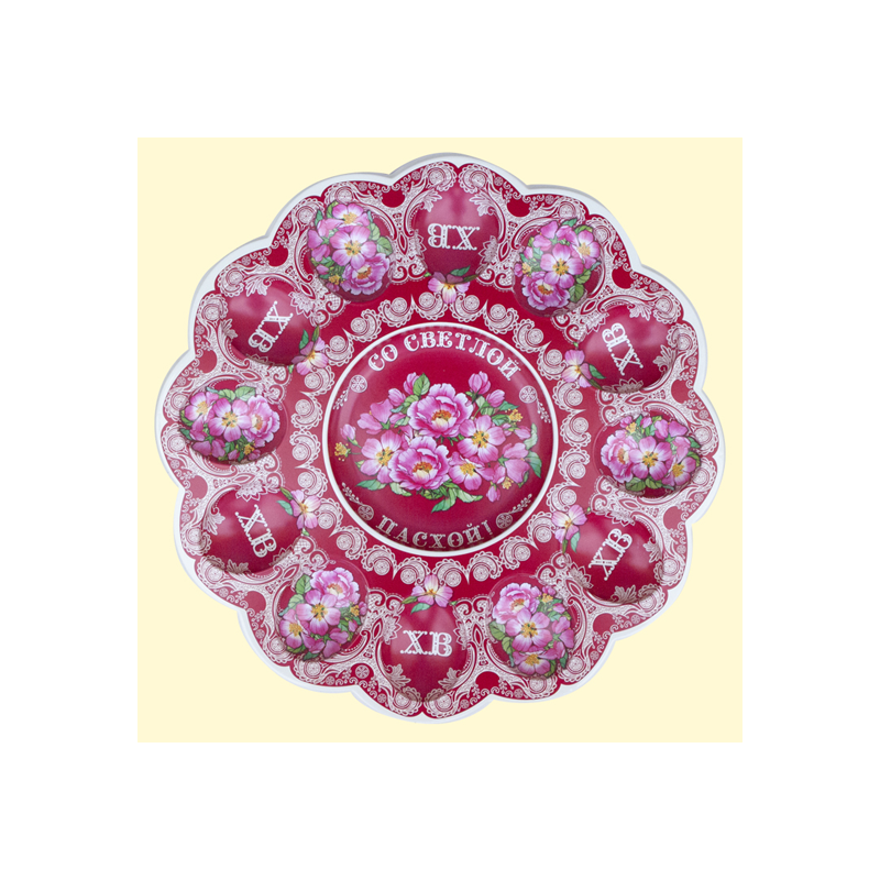 Easter plate "Flowers" 