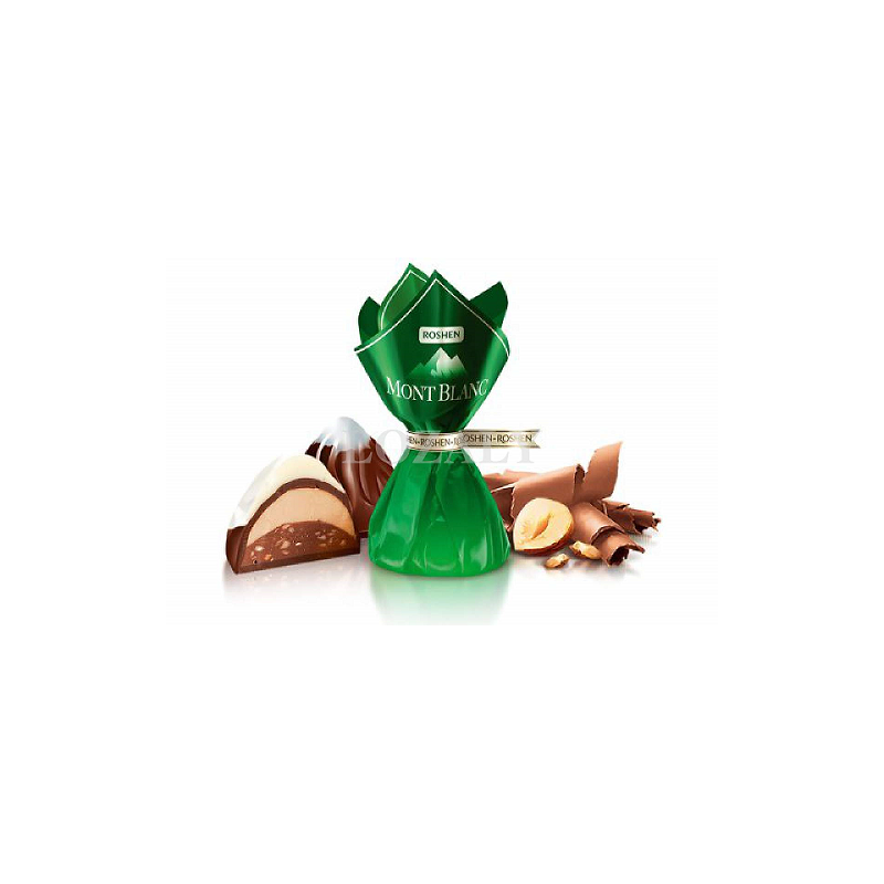 Snoepjes Mont Blanc met hazelnoten