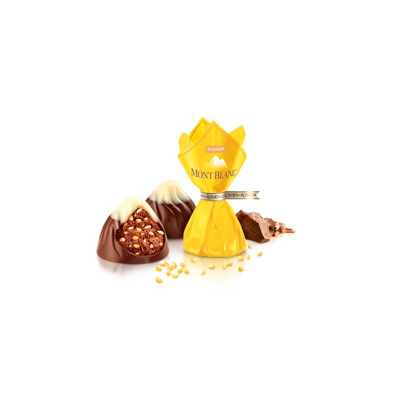 Candies Mont Blanc with sesame