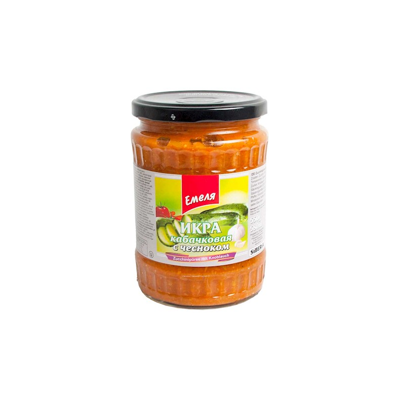 Fijngestampt knoflook courgette