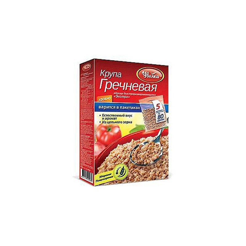 Buckwheat in cooking bags