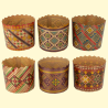 Refractory form for baking cakes