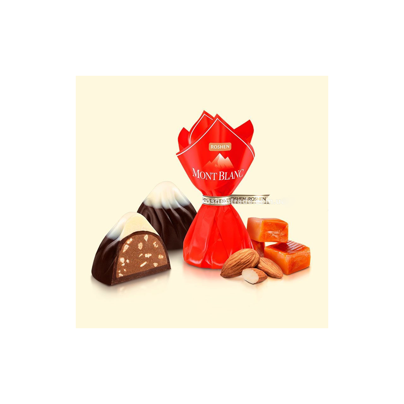 Candies with caramelized almonds