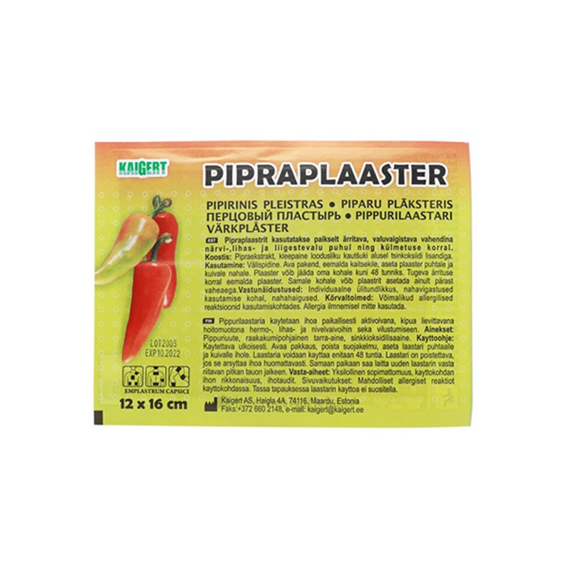 Geperforeerde peperpatch, 1 st.