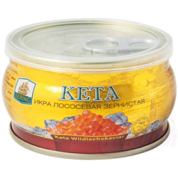 Red chum salmon caviar