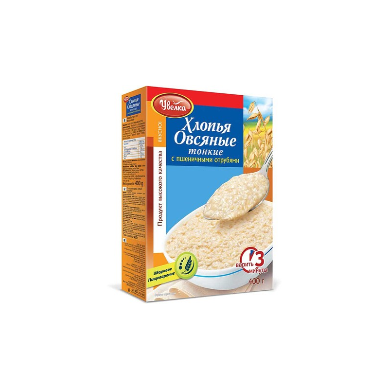 Oat flakes with bran