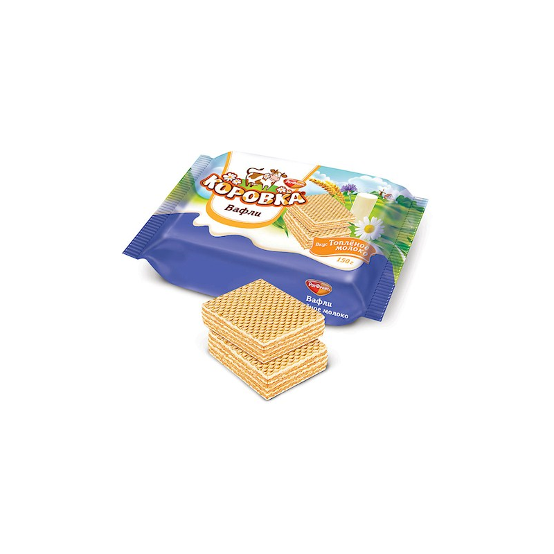 Wafels "Koe" gesmolten melk