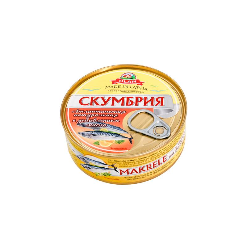 Скумбрия в масле 240 гр