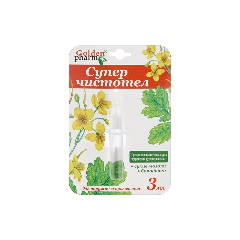 Cosmetische vloeistof "Super chistotelo "