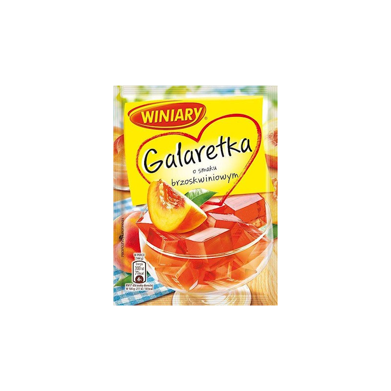 Желе персиковое