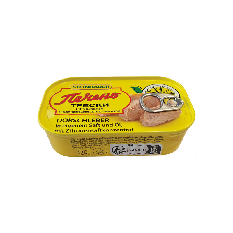 Печень трески с лимоном
