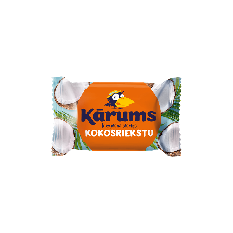 Kwark geglazuurd met kokos