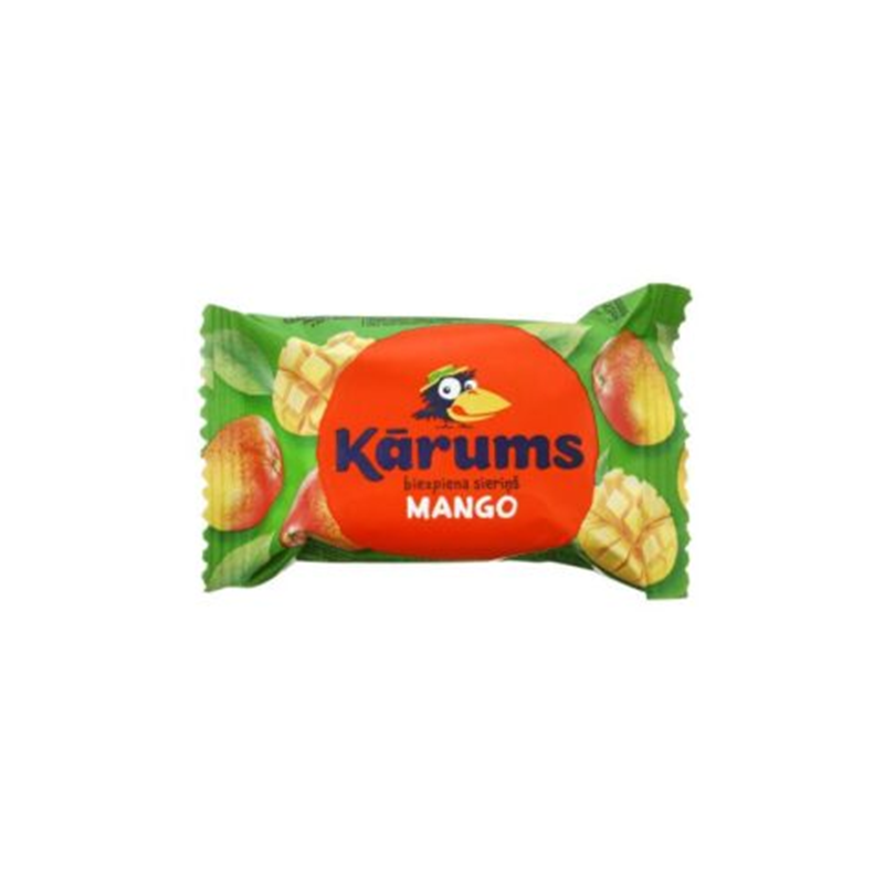 Curd cheese with mango flavor
