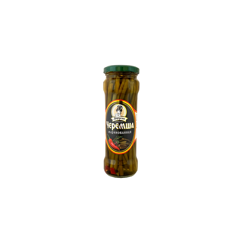 Wild garlic marinated