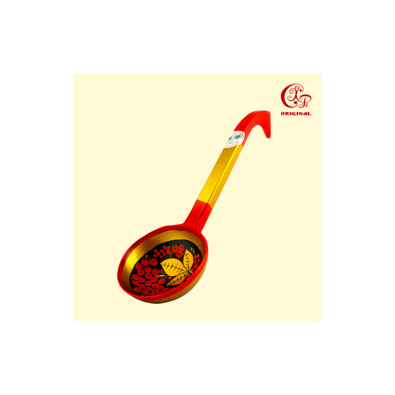 Soup spoon Khokhloma 27 cm