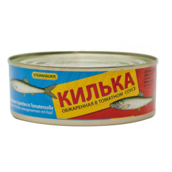 Sprat in tomato sauce