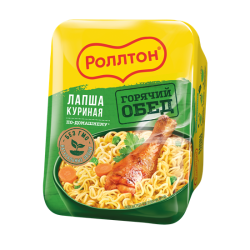 Noodles with chicken flavor