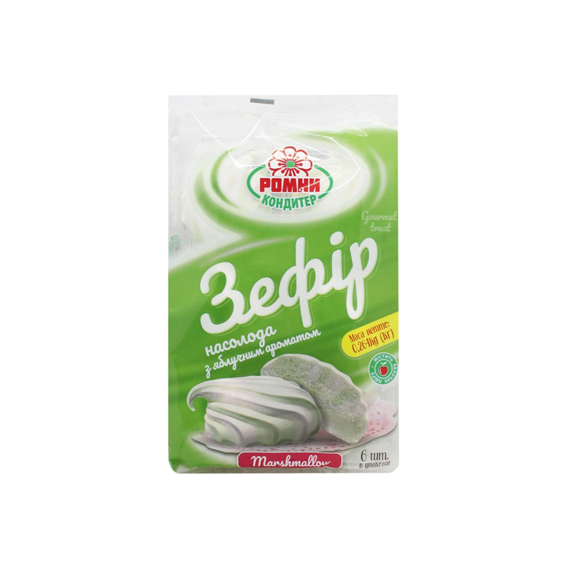 Marshmallow met appelsmaak