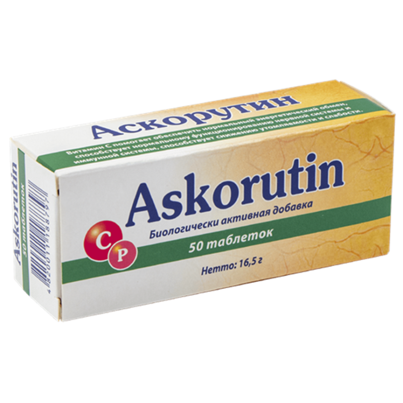 Ascorutin, 50 tablets.