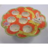 Easter plaat voor eieren
